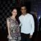 Sanjay Suri and Hazel Crowney at Music launch of 'A Flat'