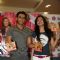 Anushka Sharma and Ranveer Singh at Music launch of Movie Band Baaja Baaraat at Reliance Trends