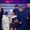 Lata Mangeshkar and Asha at Global Indian Music Awards on Wednesday night at Yash Raj Studios