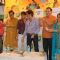 Khichdi (the Movie) cast & crew - destroy pirated CDs of the movie - as a symbolic gesture against anti-piracy, before the launch of its home Video by Moser Baer Entertainment