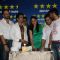 Shreyas Talpade, Arshad Warsi, Rohit Shetty, Tusshar Kapoor, Kareena, Kunal Khemu and Ajay Devgan at Golmaal 3 success bash, Hyatt Regency