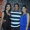 Madhur Bhandarkar with Shazahn and Shraddha at upcoming romantic comedy film Dil Toh Baccha Hai Ji