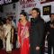 Abhishek Bachchan and Deepika Padukone at Premier Of Film Khelein Hum Jee Jaan Sey
