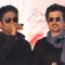 Bollywood actors Anil Kapoor and Sunil Shetty at Ambience Mall, in New Delhi to promote thier film