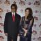 Amitabh Bachchan and Aishwarya at Big Star Awards, Bhavans Ground. .