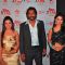 Shiju Kataria, Adaaa Khan and Manoj Mishra at the Big Star Entertainment Awards