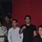 Aamir Khan and Prateik Babbar at the Unveiling of Dhobi Ghat's First Look, Andheri