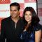 Akshay Kumar with wife Twinkle Khanna at Triumph Lingerie Fashion Show 2011