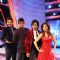 Chak Dhoom Dhoom Team Challenge Judges Javed Jaffrey, Urmila, Terrence Lewis with host Pravesh Rana