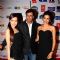 Madhur Bhandarkar with Shazahn and Shraddha at Mirchi Music Awards 2011 at BKC