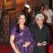 Javed Akhtar and Shabana Azmi at Dev Anands old classic film Hum Dono premiere at Cinemax Versova