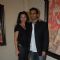 Arjun Rampal with his wife at Resonance group show at Art Musings Gallery