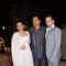 Sonakshi Sinha with father Shatrughan Sinha at Imran Khan and Avantika Malik's Wedding Reception Party at Taj Land's End. .