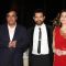 Aamir with Mukesh and Nita Ambani at Imran Khan and Avantika Malik's Wedding Reception Party at Taj