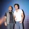 Lyricist Vishal Dadlani and singer Shekhar Ravjiani at the online 'Hungama' website concert at Mahboob studios in Mumbai. .