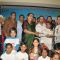 Star cast at music launch of film''Satrangee Parachute'' in ST Catherine's children home