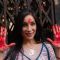 Sofia Hayat on the location of Diary of a Butterfly film at Goregaon. .
