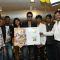 Jackky Bhagnani, Remo Dsouza and Pooja Gupta at F.A.L.T.U film music launch at Planet M, Mumbai