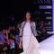 A model displays designer Vaishali's creations during the Lakme Fashion Week day 4 in Mumbai. .