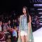 A model displays designer Vaishali's creations during the Lakme Fashion Week day 4 in Mumbai. .