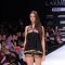 A model displays designer Vaishali's creations during the Lakme Fashion Week day 4 in Mumbai. .