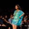 A model displays designer Rocky S's creations during the Lakme Fashion Week day 4 in Mumbai. .