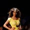 A model displays designer Rocky S's creations during the Lakme Fashion Week day 4 in Mumbai. .