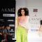 A model displays designer Anupama Daya's creations during the Lakme Fashion Week day 4 in Mumbai. .