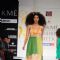 A model displays designer Anupama Daya's creations during the Lakme Fashion Week day 4 in Mumbai. .