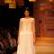 A model displays designer Astu's creations during the Lakme Fashion Week day 4 in Mumbai. .