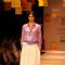 A model displays designer Astu's creations during the Lakme Fashion Week day 4 in Mumbai. .