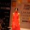 A model displays designer Astu's creations during the Lakme Fashion Week day 4 in Mumbai. .