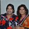 Archana Puran Singh and Rahul Mahajan on the set of Comedy Circus. .