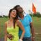 Romantic scene of Ajay and Kareena