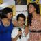 Darsheel Safary and Manjari Fadnis at Music launch of movie 'Zokkomon' at Planet M,Churchgate,Mumbai