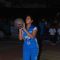 Neetu Chandra dabbles with Basket-Ball at Churchgate, Mumbai. .