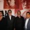 Amitabh Bachchan, Prateik Babbar and Prakash Kha at film 'Aarakshan' first look launch at Hotel Novo