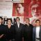 Amitabh, Prateik, Prasoon and Prakash Kha at film 'Aarakshan' first look launch at Hotel Novotel in