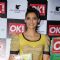 Sonam shows off the OK magazine cover at its launch event held at Enigma in Mumbai