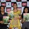 Sonam shows off the OK magazine cover at its launch event held at Enigma in Mumbai