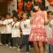Giselle Monteiro with 'Khushi' children at a promotional event for film 'Always Kabhi Kabhi',in New