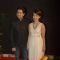 Karan Mehra and Nisha Rawal at the Gold Awards at Film City