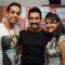 Aamir Khan visits Radio City to promote Delhy Belly. .