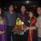 Poonam Dhillon and Raju Shrivastav at Sudesh Bhosle's birthday bash