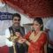 Renuka and Ashutosh Rana at Dimple Ghosh  calls centre for handicapped children at Versova