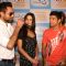 'Zindagi Na Milegi Dobara' cast Farhan, Katrina and Abhay at an event for film promotion in New Delh