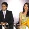 Aishwarya and Abhishek Bachchan at the award ceremony of 'Knight of the Order of Arts and Letters