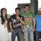 Salman, Aditya Pancholi and Kareena at the first look of movie Bodyguard