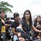 Katrina ride bike with Hrithik as pillion to promote their film 'Zindagi Na Milegi Dobara', Filmcity