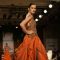 Model showcasing designer Shantanu & Nikhil's creations at Synergy1 Delhi Couture Week,in New Delhi